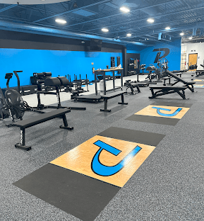 Training floor at the Phyx Performance Troy facility