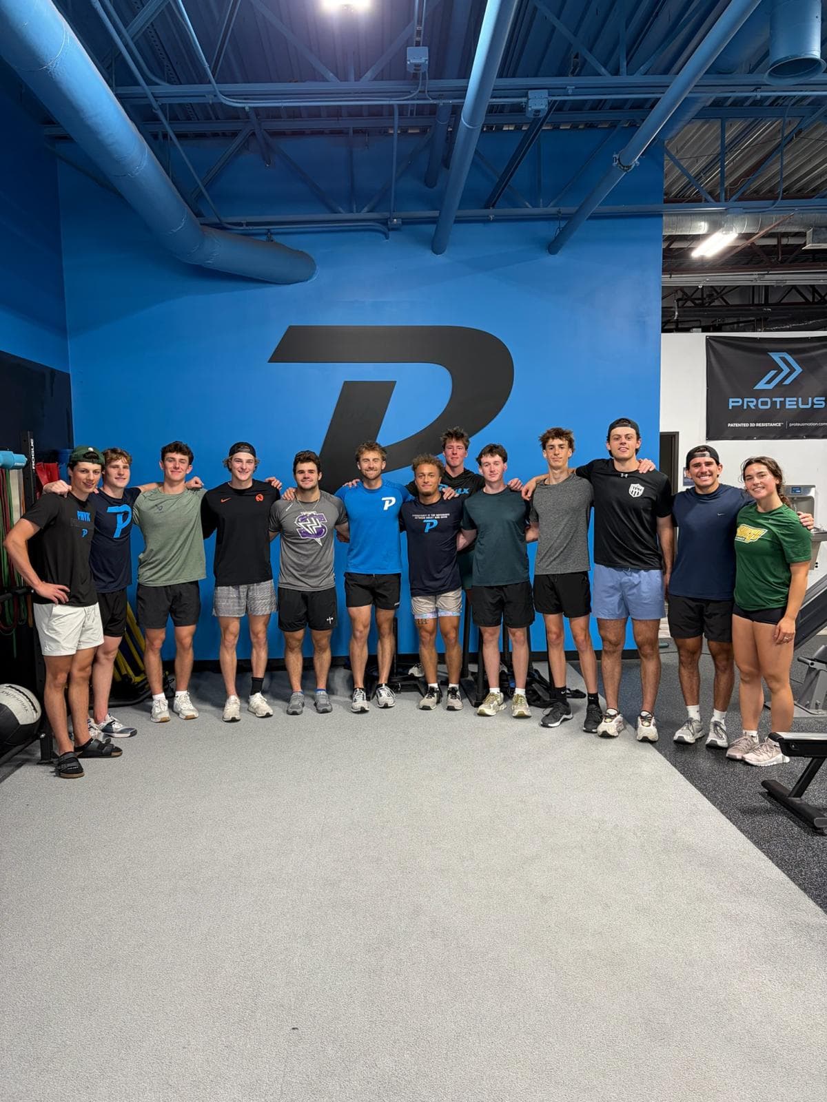 Team Training group with coaches at Phyx Performance